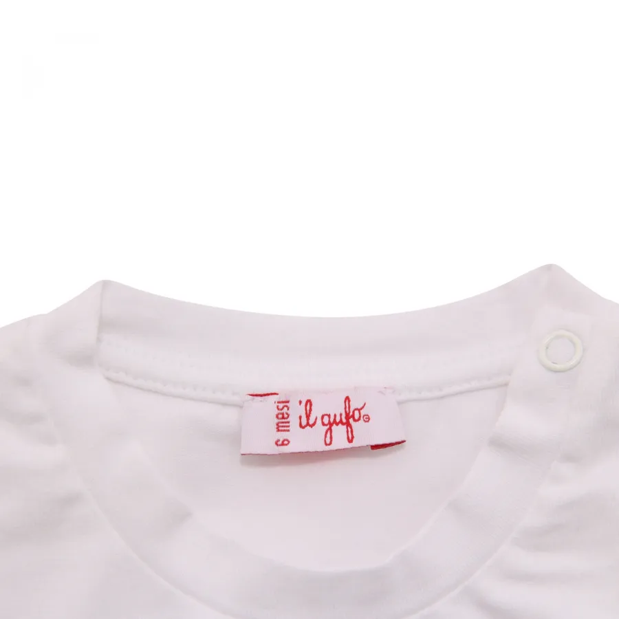 0101AQ maglia bimbo IL GUFO boy kids t-shirt